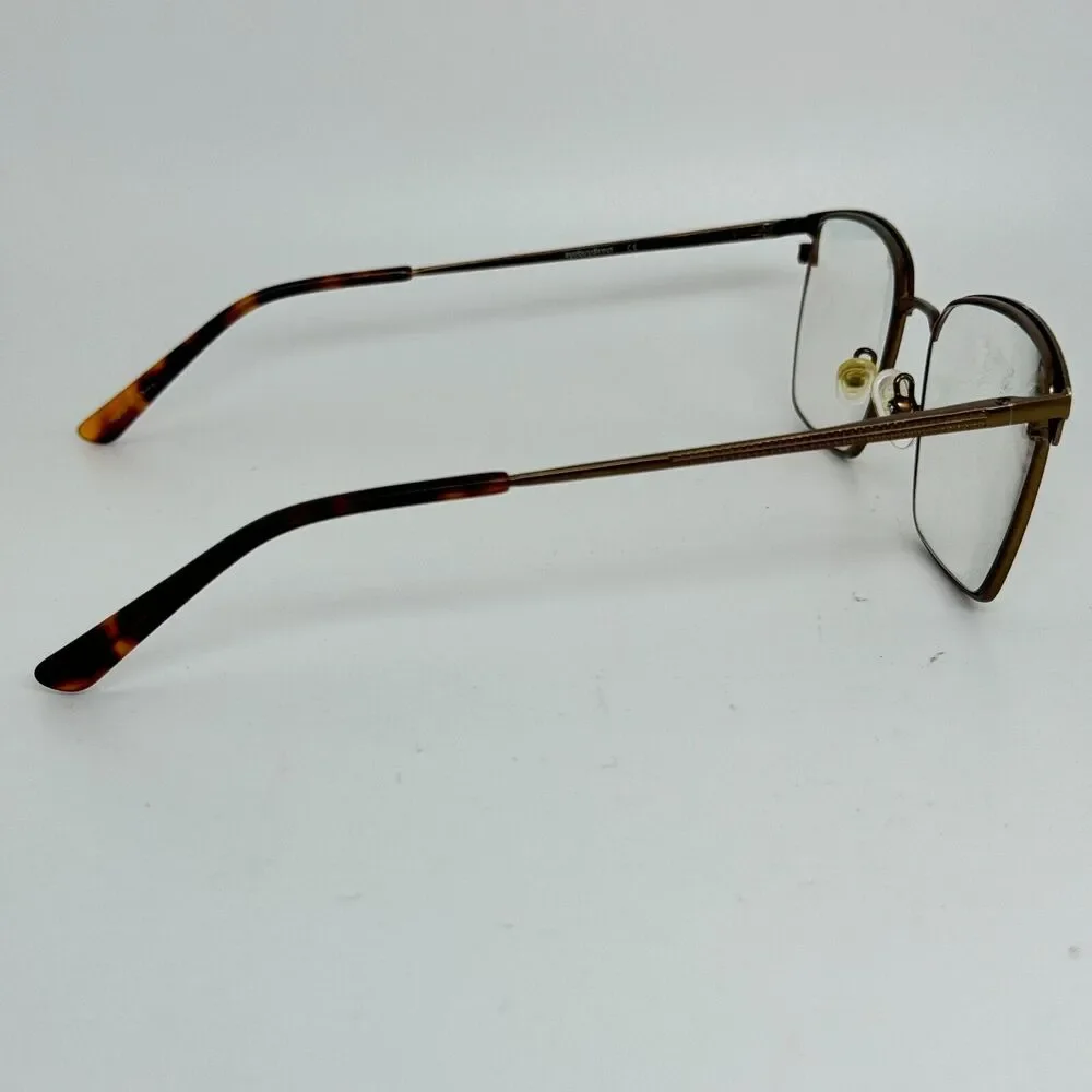 Eyebuydirect Metro Eyeglasses Frames 56-19-148‎ Mens Brown H13955